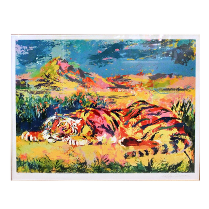 LeRoy Neiman 'Caspian Tiger'  Hand-signed 