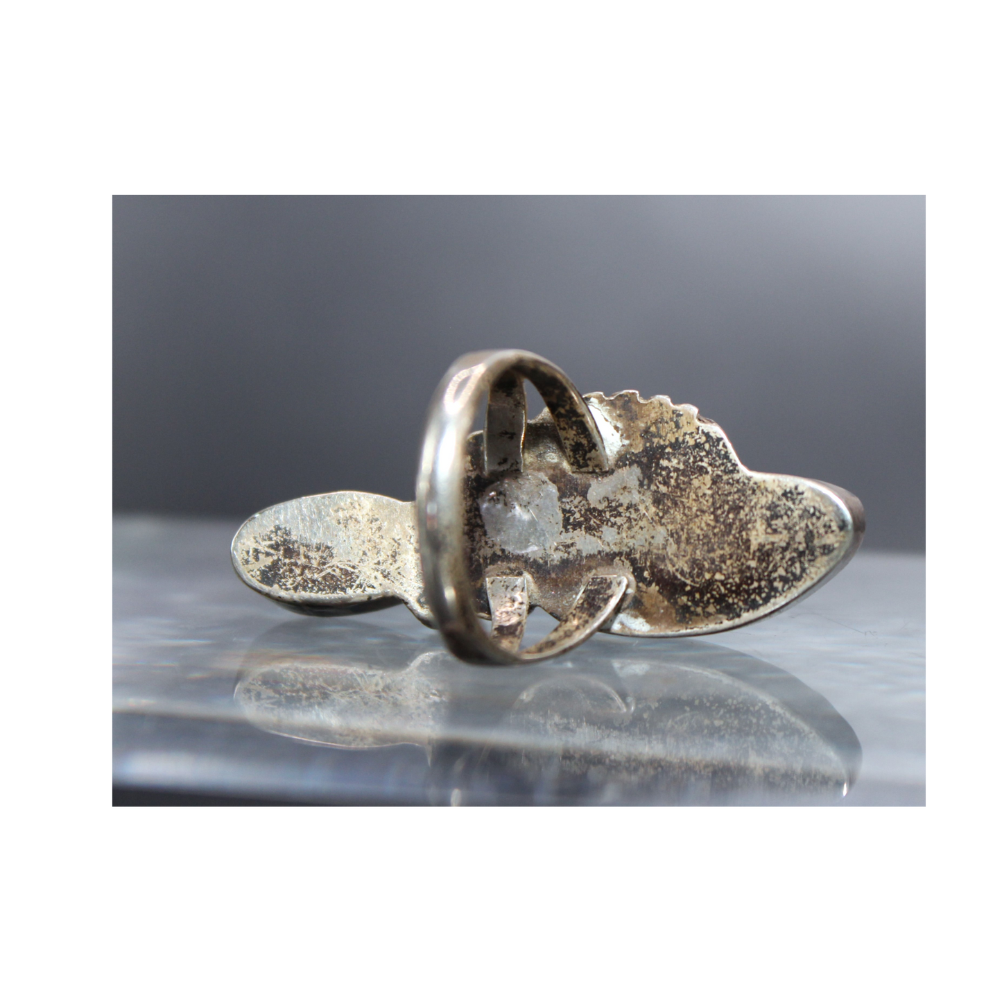 Vintage Navajo Ring with Beautiful Royston Turquoise