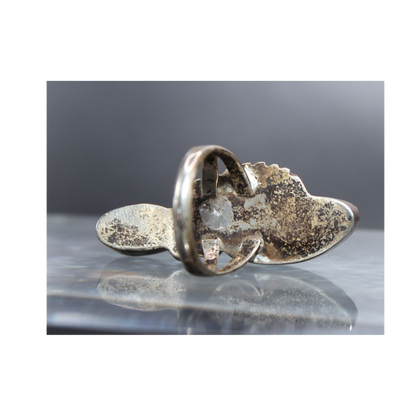 Vintage Navajo Ring with Beautiful Royston Turquoise