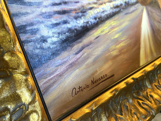 Antonio Navarro 'Figure Study' Painting - Centaur Art Galleries