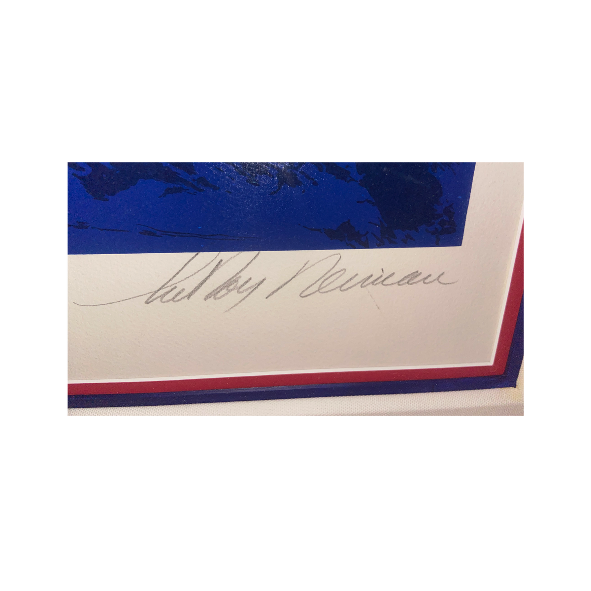 LeRoy Neiman  'John Elway' Limited Edition Serigraph