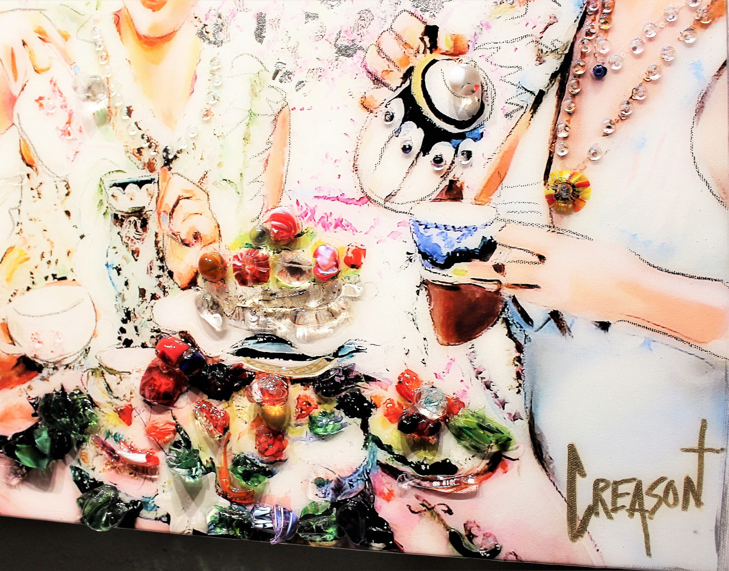 Greg Creason 'Spilling The Tea' - Centaur Art Galleries