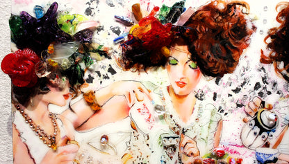 Greg Creason 'Spilling The Tea' - Centaur Art Galleries