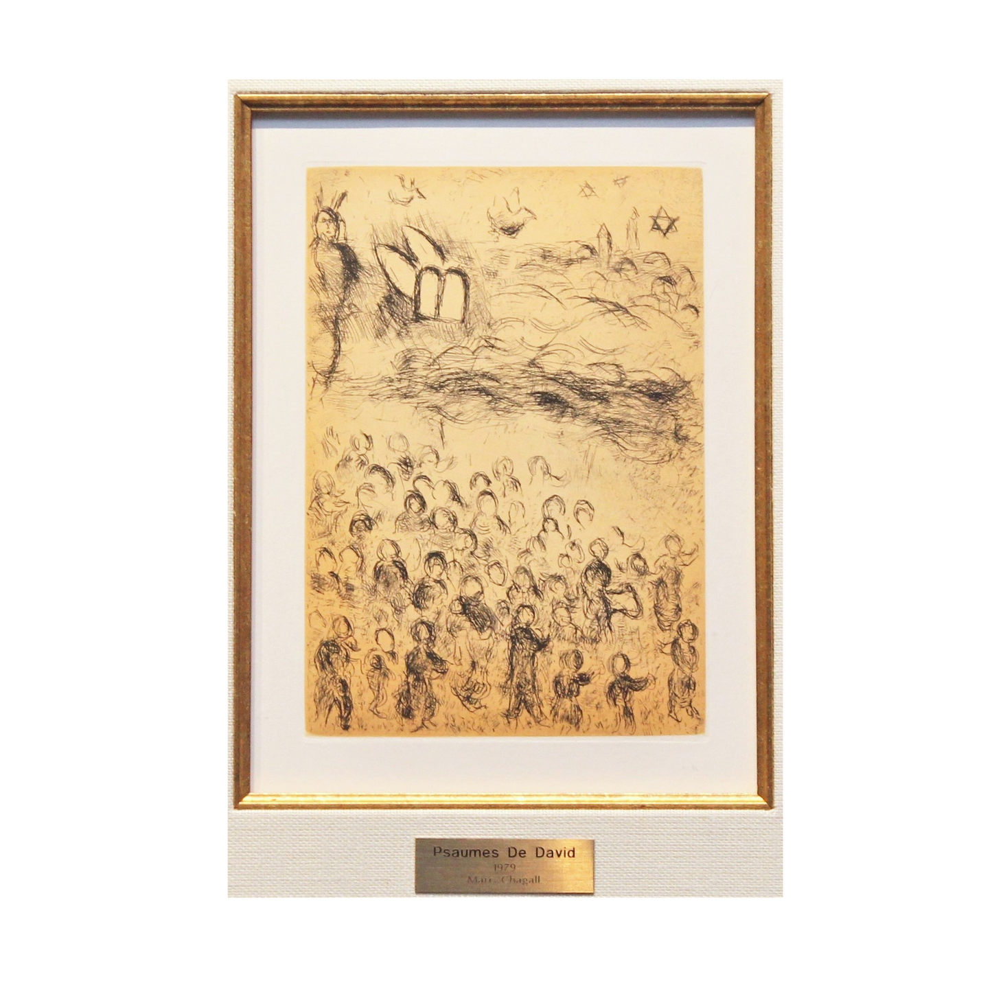 Marc Chagall 'Psaumes de David Frontispiece'