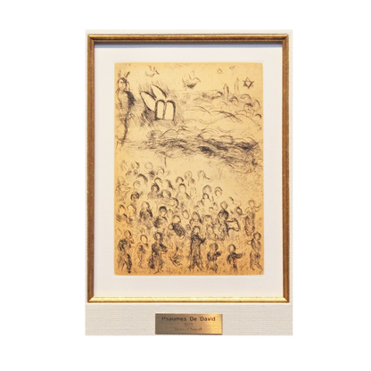 Marc Chagall 'Psaumes de David Frontispiece'