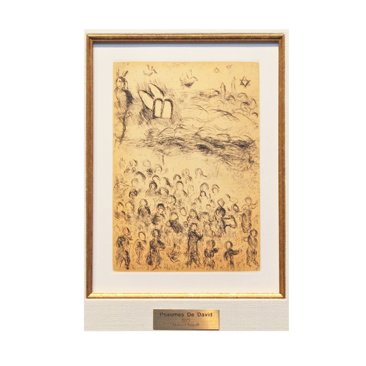 Marc Chagall 'Psaumes de David Frontispiece'