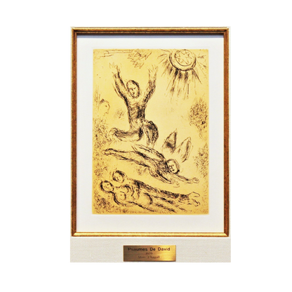 Marc Chagall 'Psaumes de David- Gravure Xll'