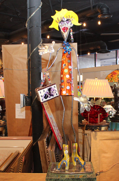 Kat Hogan Rare Metal Sculpture (Lg) - Centaur Art Galleries