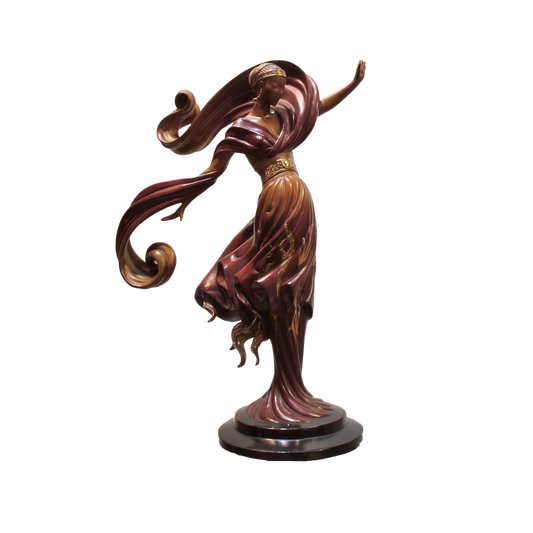 Erte 'Flames of Love' Bronze Sculpture