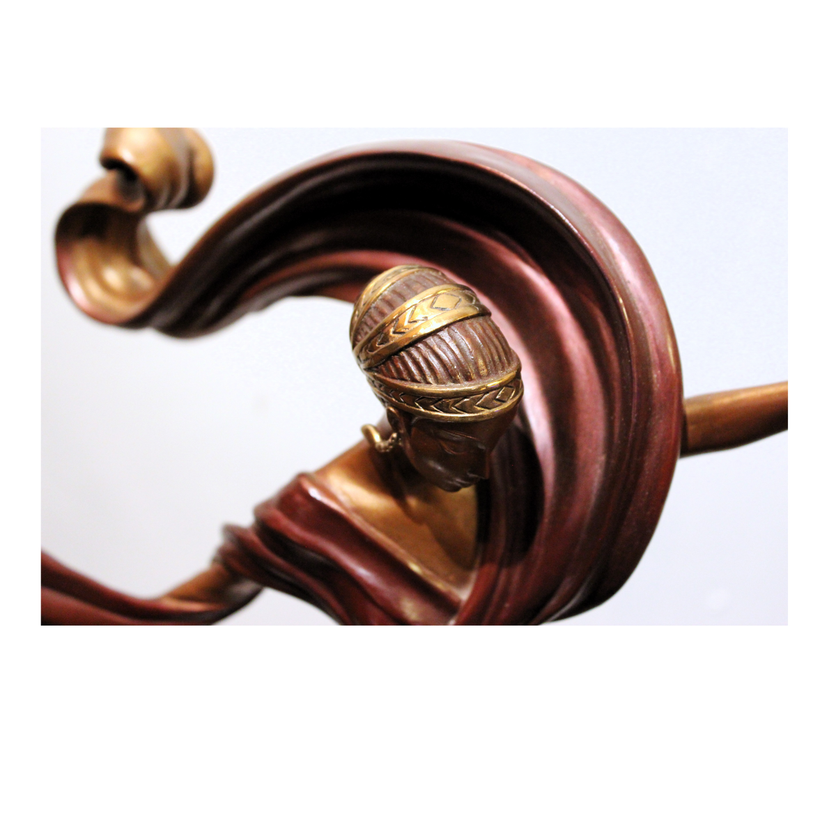 Erte 'Flames of Love' Bronze Sculpture