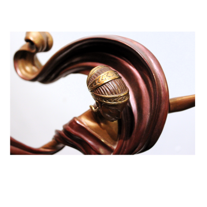 Erte 'Flames of Love' Bronze Sculpture