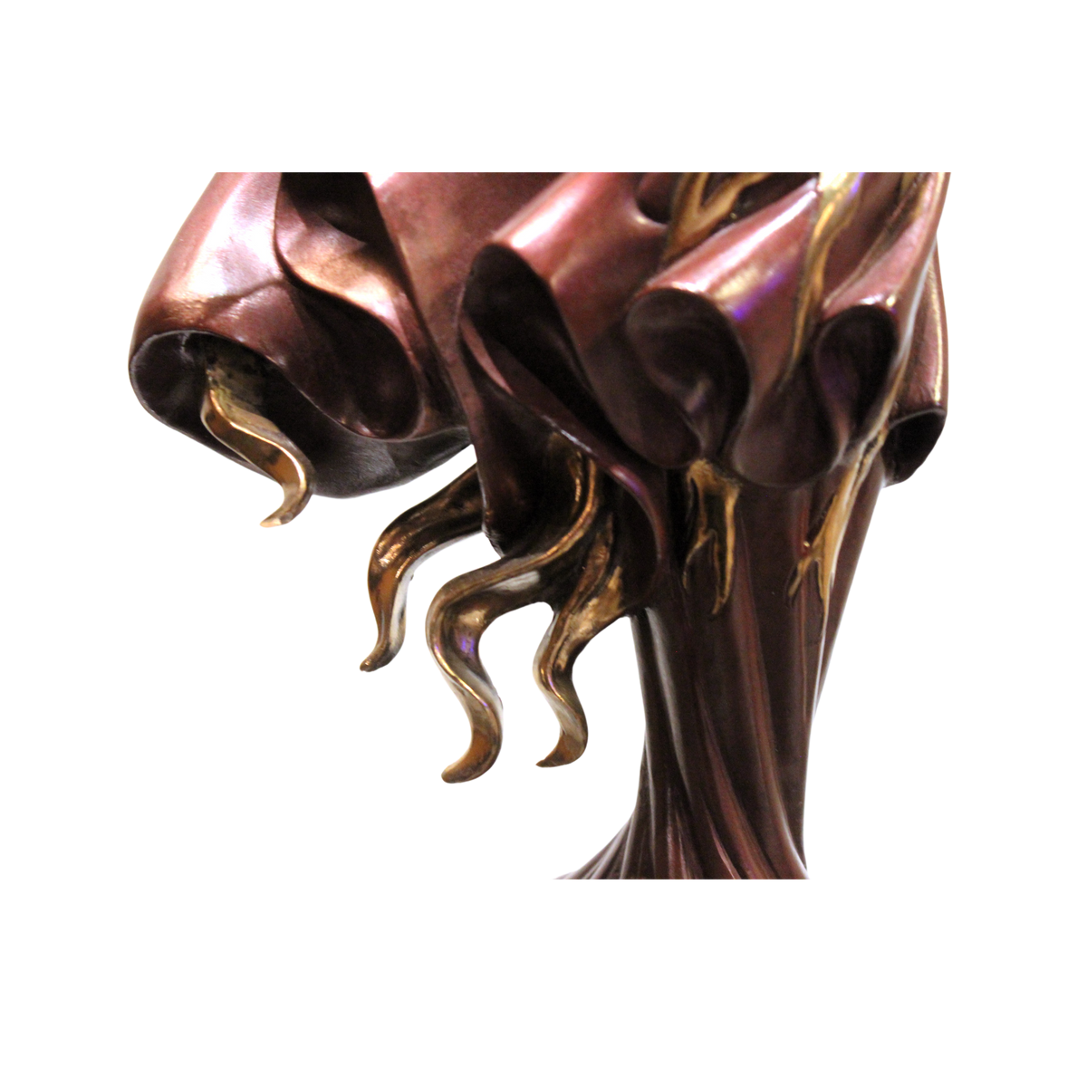 Erte 'Flames of Love' Bronze Sculpture