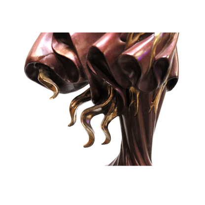 Erte 'Flames of Love' Bronze Sculpture