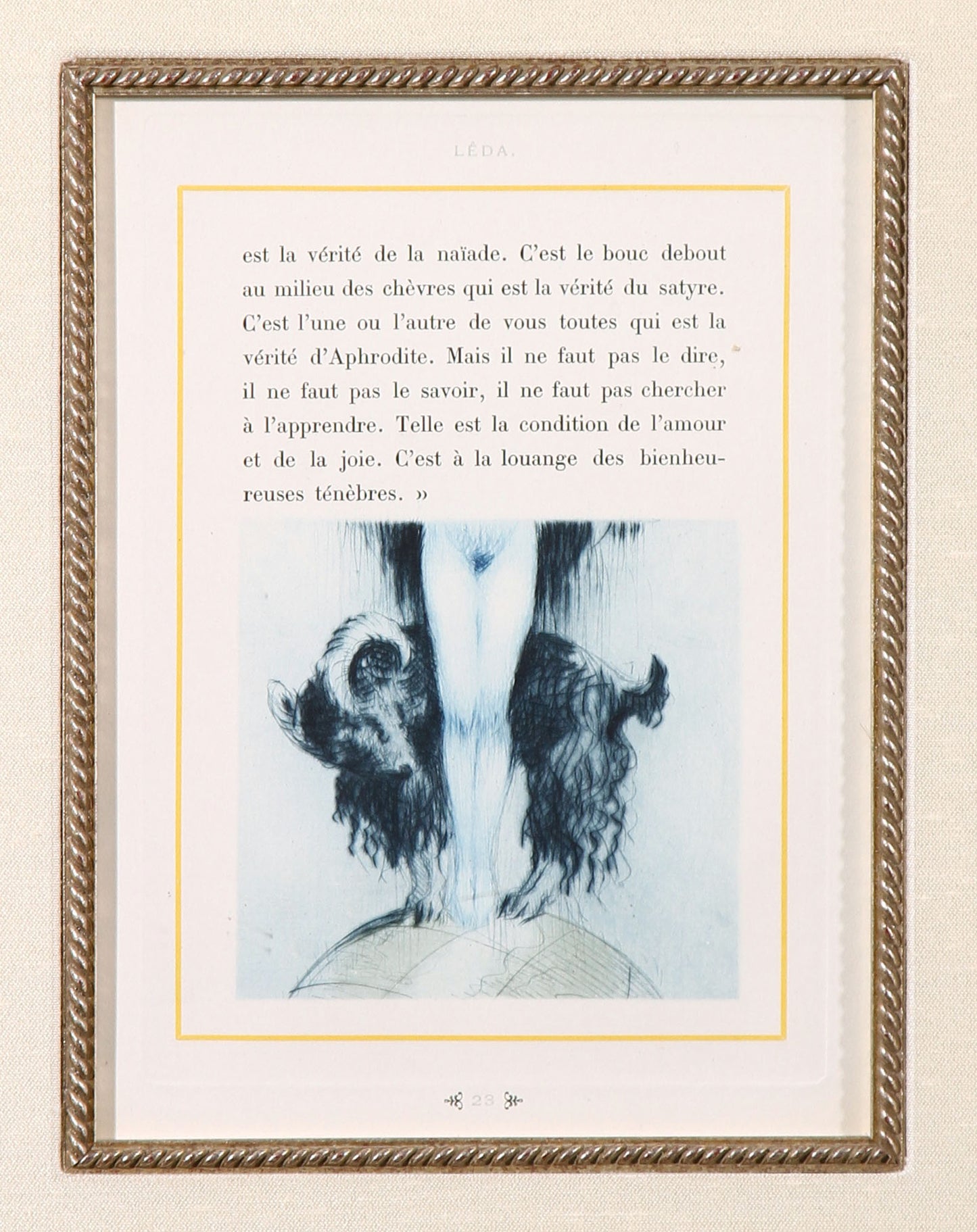 Louis Icart 'Leda De Conte- Plate 11' - Centaur Art Galleries