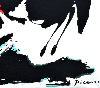 Steve Kaufman 'Homage to Picasso' (The Picador) - Centaur Art Galleries