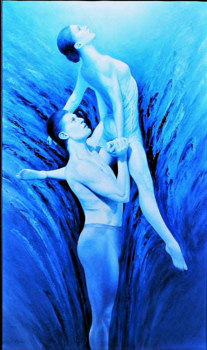 Lidia Kirov 'Closer To The Light' Painting - Centaur Art Galleries