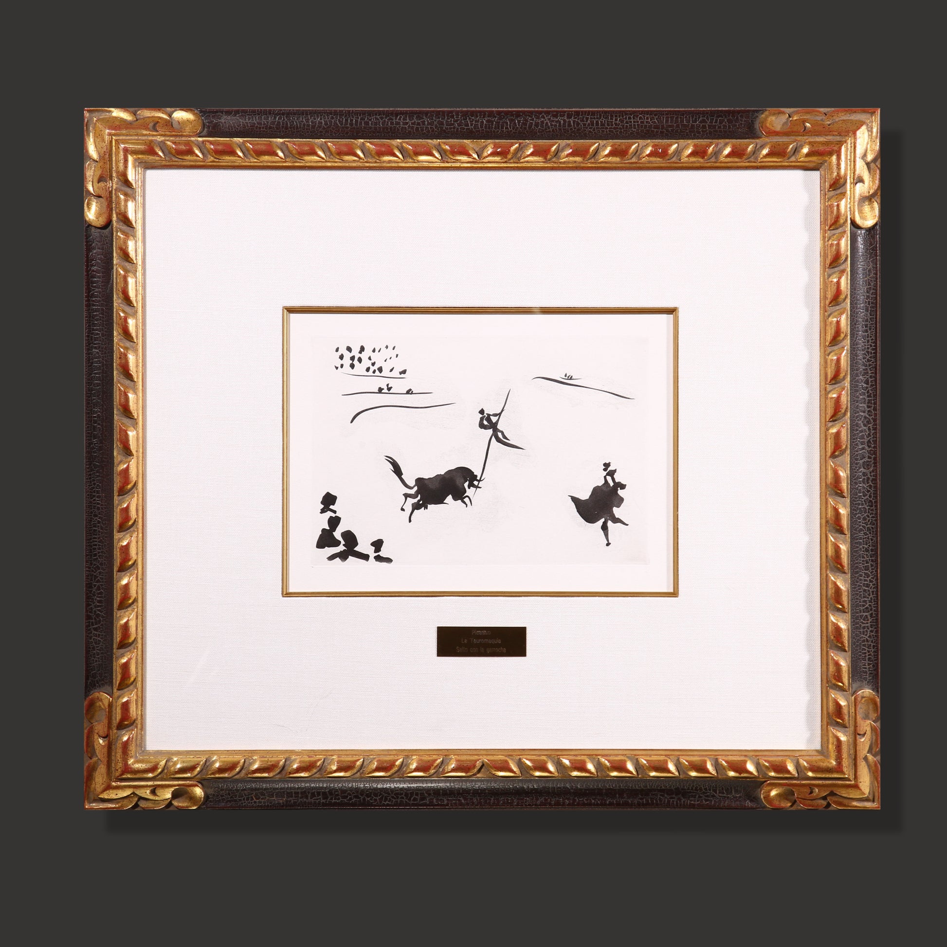 Pablo Picasso 'La Tauromaquia Suite-Salto Con La Garrocha' - Centaur Art Galleries