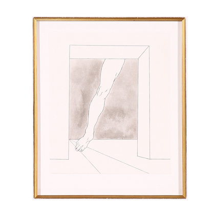 Salvador Dali 'Le Chateau D'Otrante Suite- Plate 4'