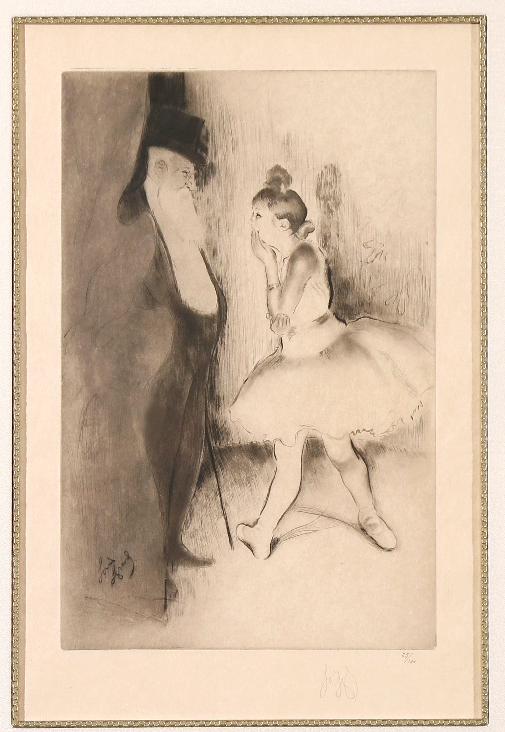 Louis Legrand 'Incognito' - Centaur Art Galleries