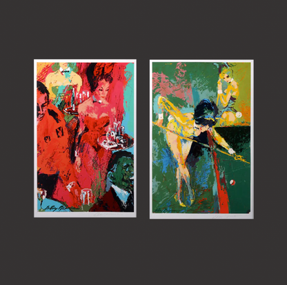Leroy Neiman 'Playboy Suite' Unframed Pair - Centaur Art Galleries