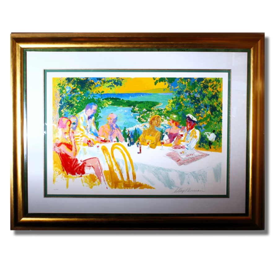 LeRoy Neiman 'Wine Alfresco' - Centaur Art Galleries