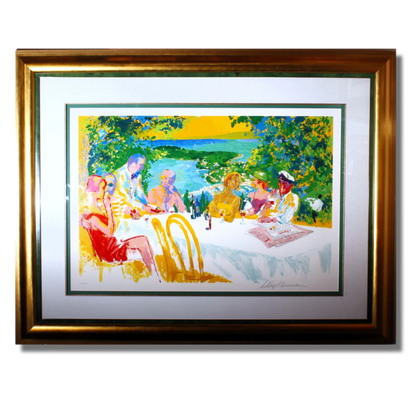 LeRoy Neiman 'Wine Alfresco' - Centaur Art Galleries