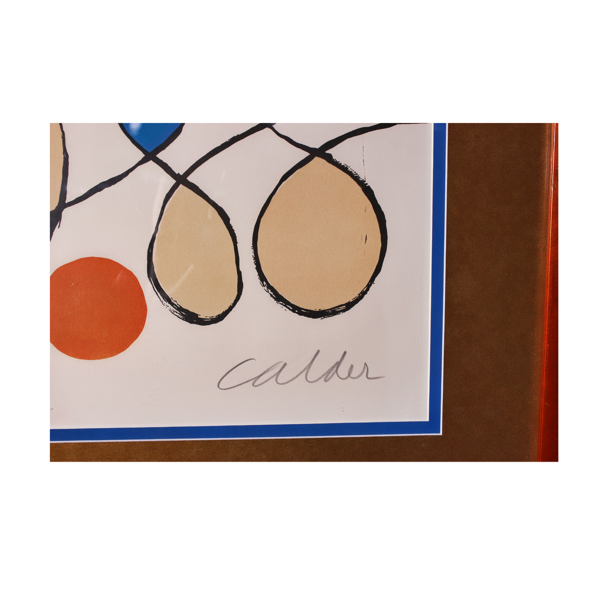 Alexander Calder 'Untilted' Rare Signed Stone Lithograph