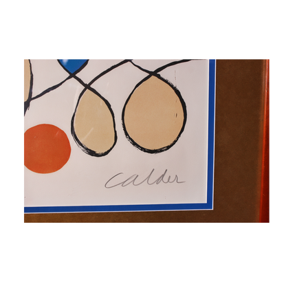 Alexander Calder 'Untilted' Rare Signed Stone Lithograph