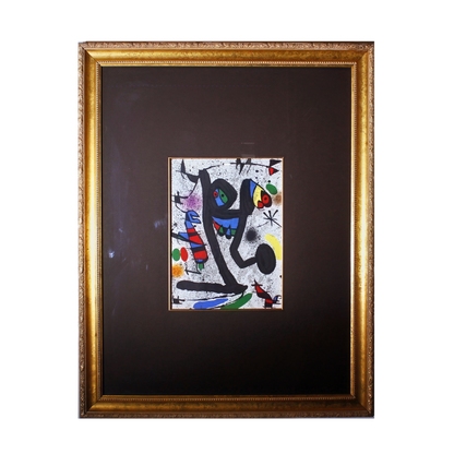 Joan Miro 'Butterfly Girl' Derriere Le Miroir