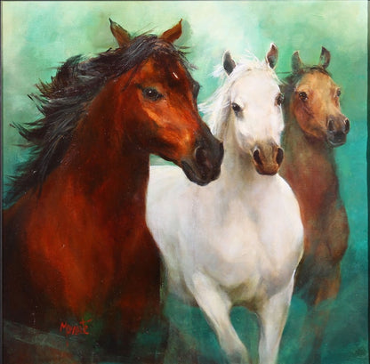 Gladys Morante 'Perdidos en el Bosque' - Centaur Art Galleries