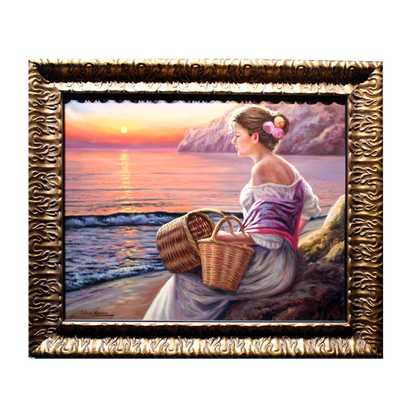 Antonio Navarro 'Figure Study' Painting - Centaur Art Galleries