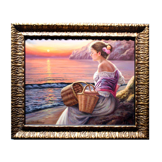 Antonio Navarro 'Figure Study' Painting - Centaur Art Galleries