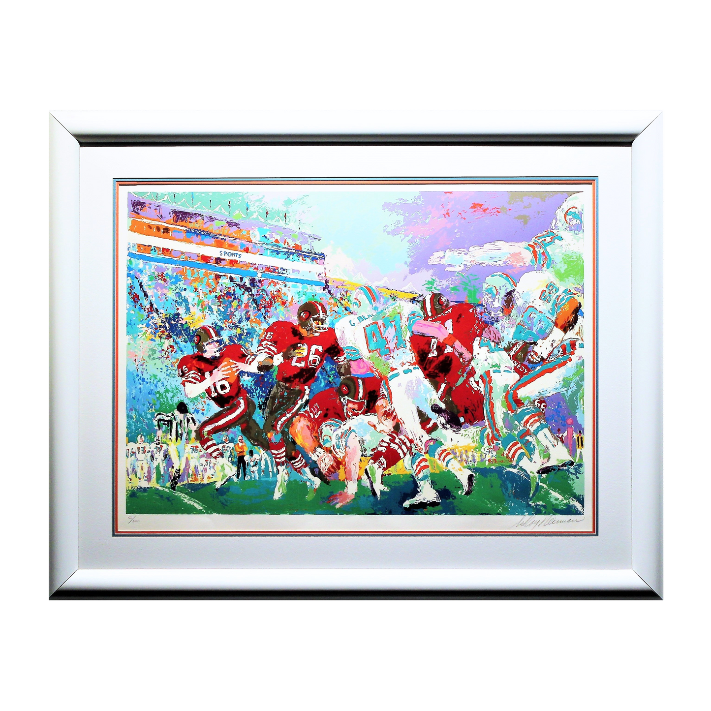LeRoy Neiman 'Post Season Football Classic' - Centaur Art Galleries