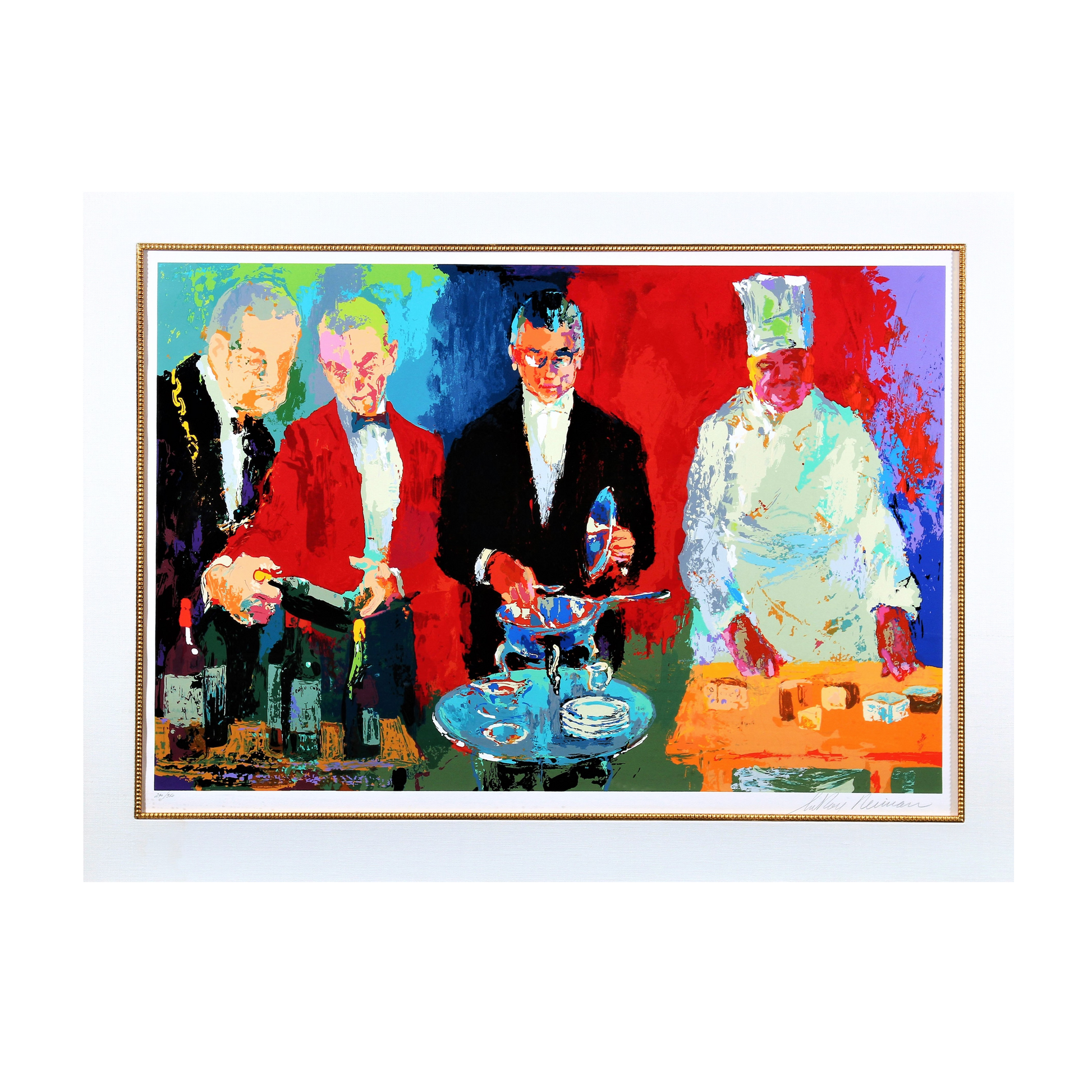 LeRoy Neiman 'Pour Vous' Unframed Serigraph - Centaur Art Galleries