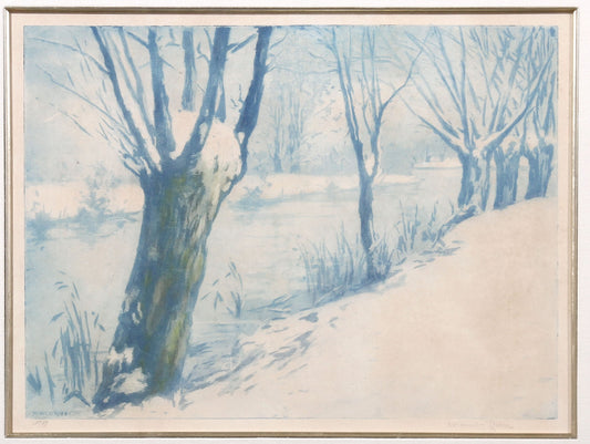 Manuel Robbe 'La Neige' - Centaur Art Galleries