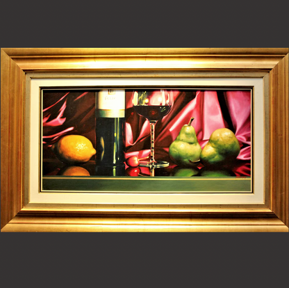 Alexander Sheversky 'Still Life Wine & Fruit' - Centaur Art Galleries