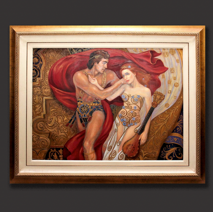 Irina Vitalievna Karkabi 'Linger' - Centaur Art Galleries
