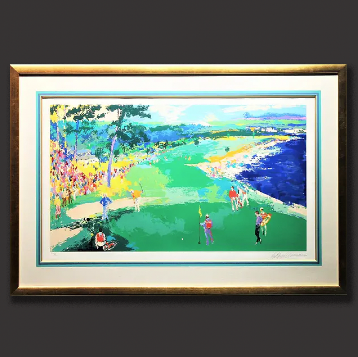 Leroy Neiman '18th at Pebble Beach' – Centaur Art Galleries