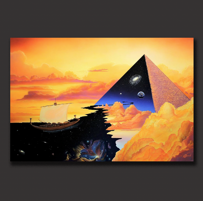 Kurt Burmann 'The Cosmic Nile' - Centaur Art Galleries