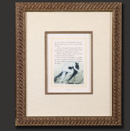 Louis Icart 'Leda de conte, #44   Plate 9' - Centaur Art Galleries