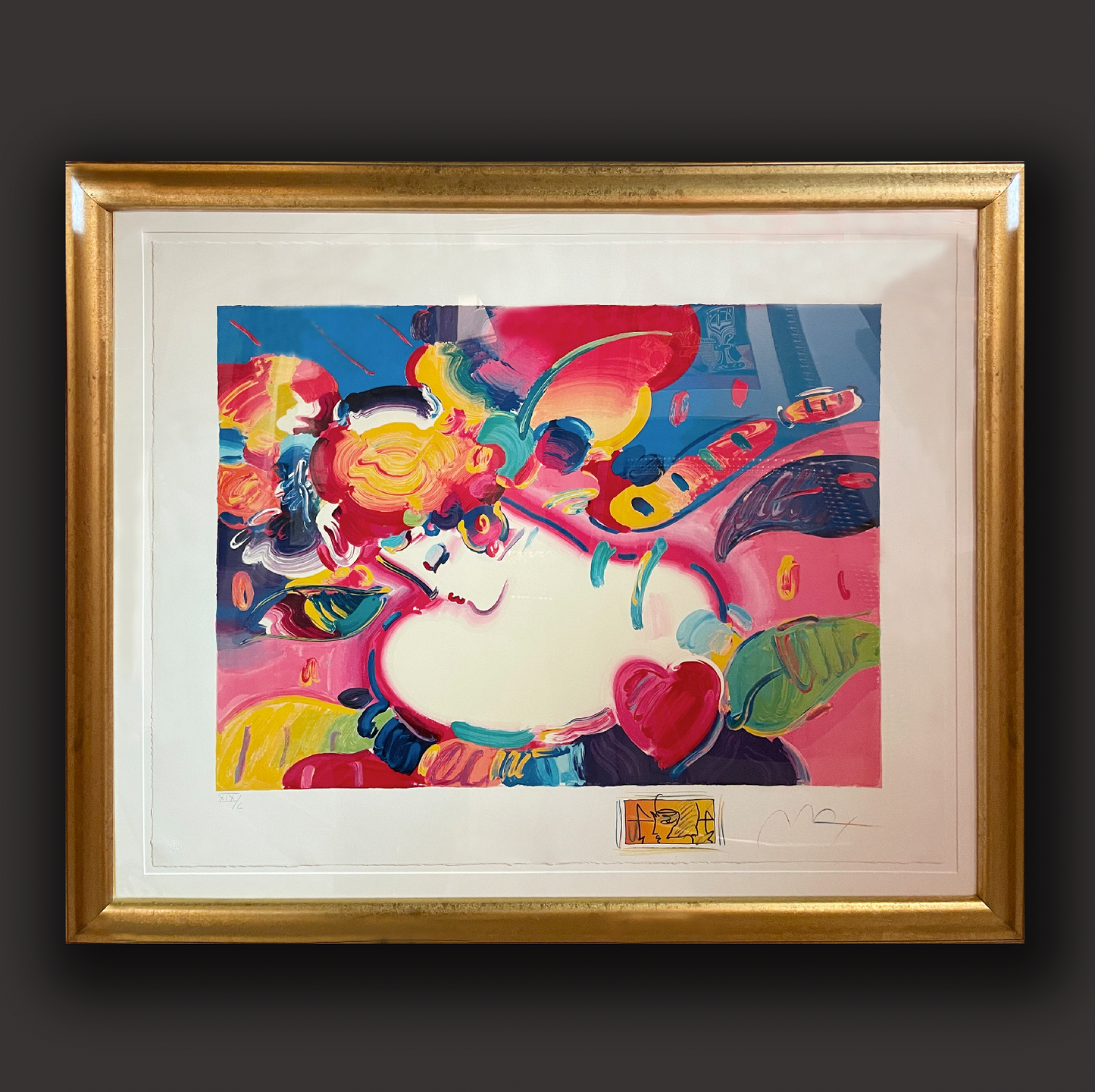 Peter Max "Flower Blossom Lady II '