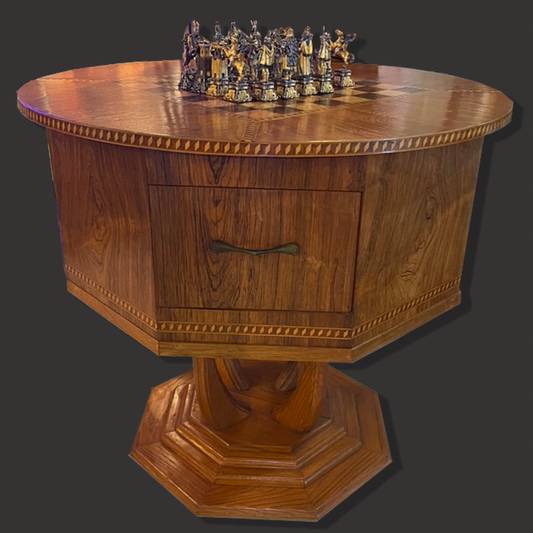 Rare Exotic wood - Chess Table