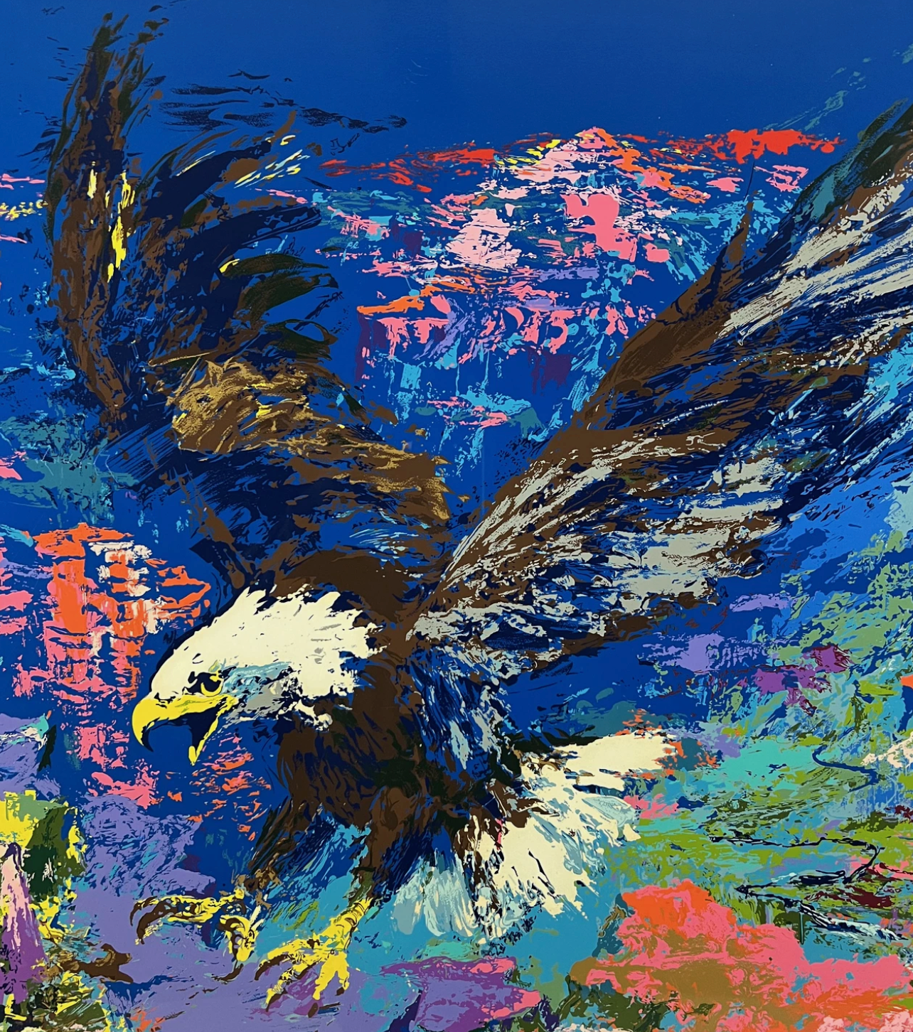 Leroy Neiman 'American Bald Eagle' - Centaur Art Galleries