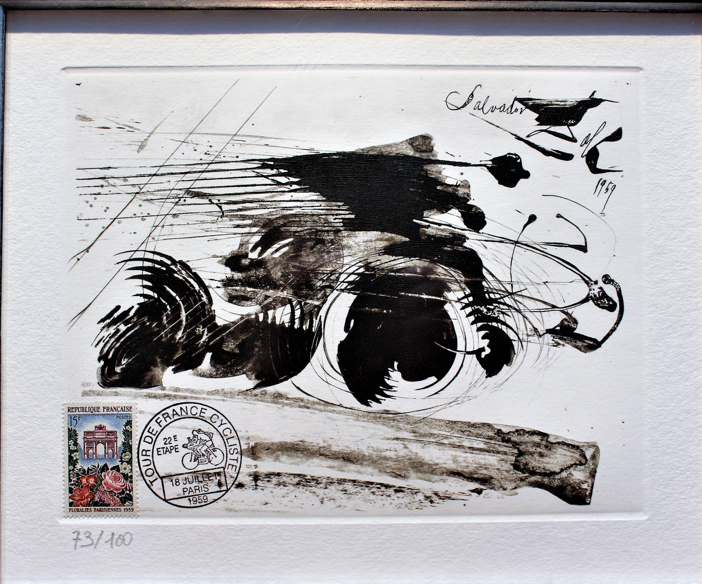 Salvador Dali 'Le Tour De France Cycliste'