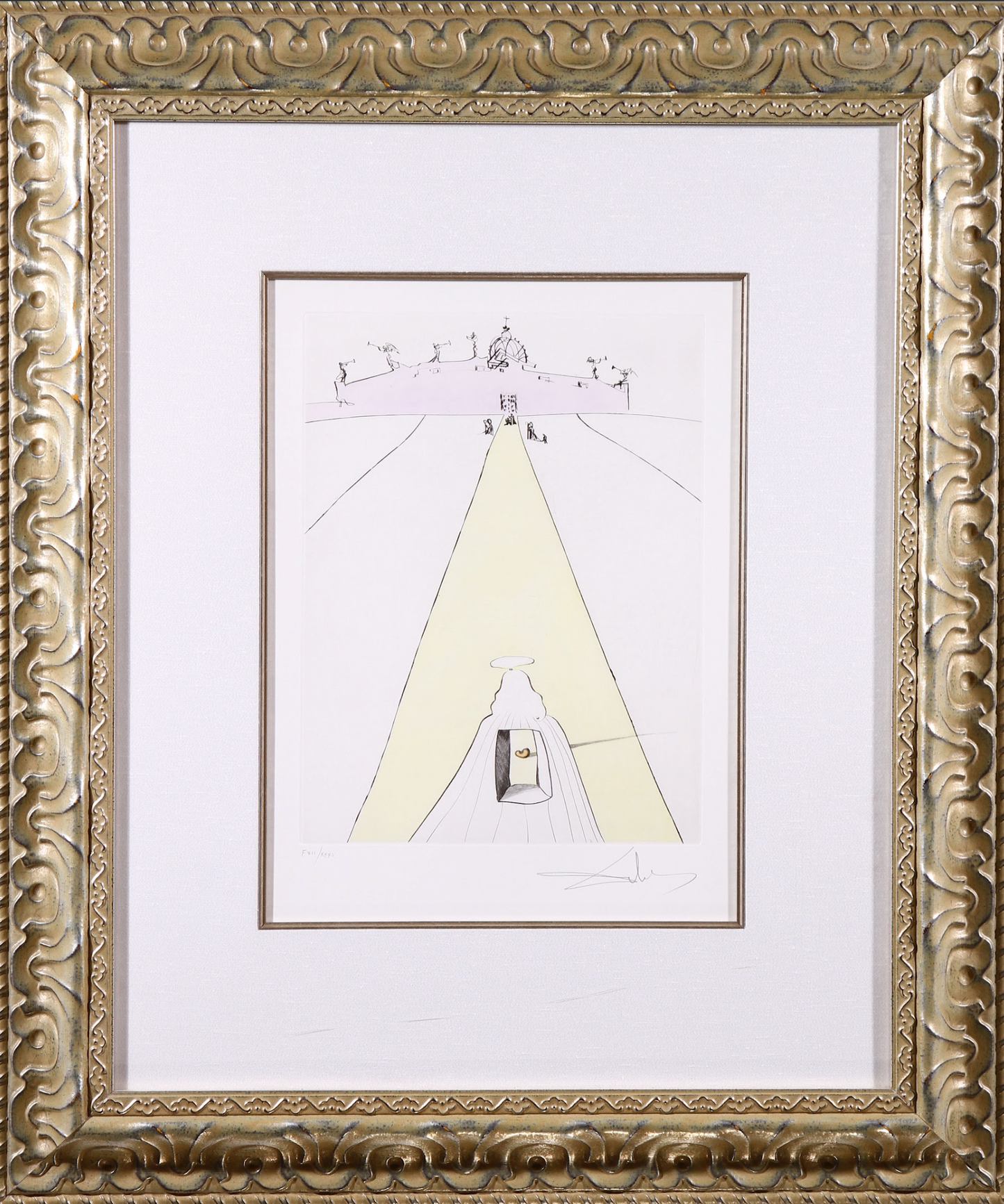 Salvador Dali 'God, Time, Space & The Pope'