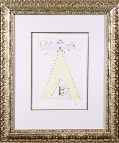 Salvador Dali 'God, Time, Space & The Pope'