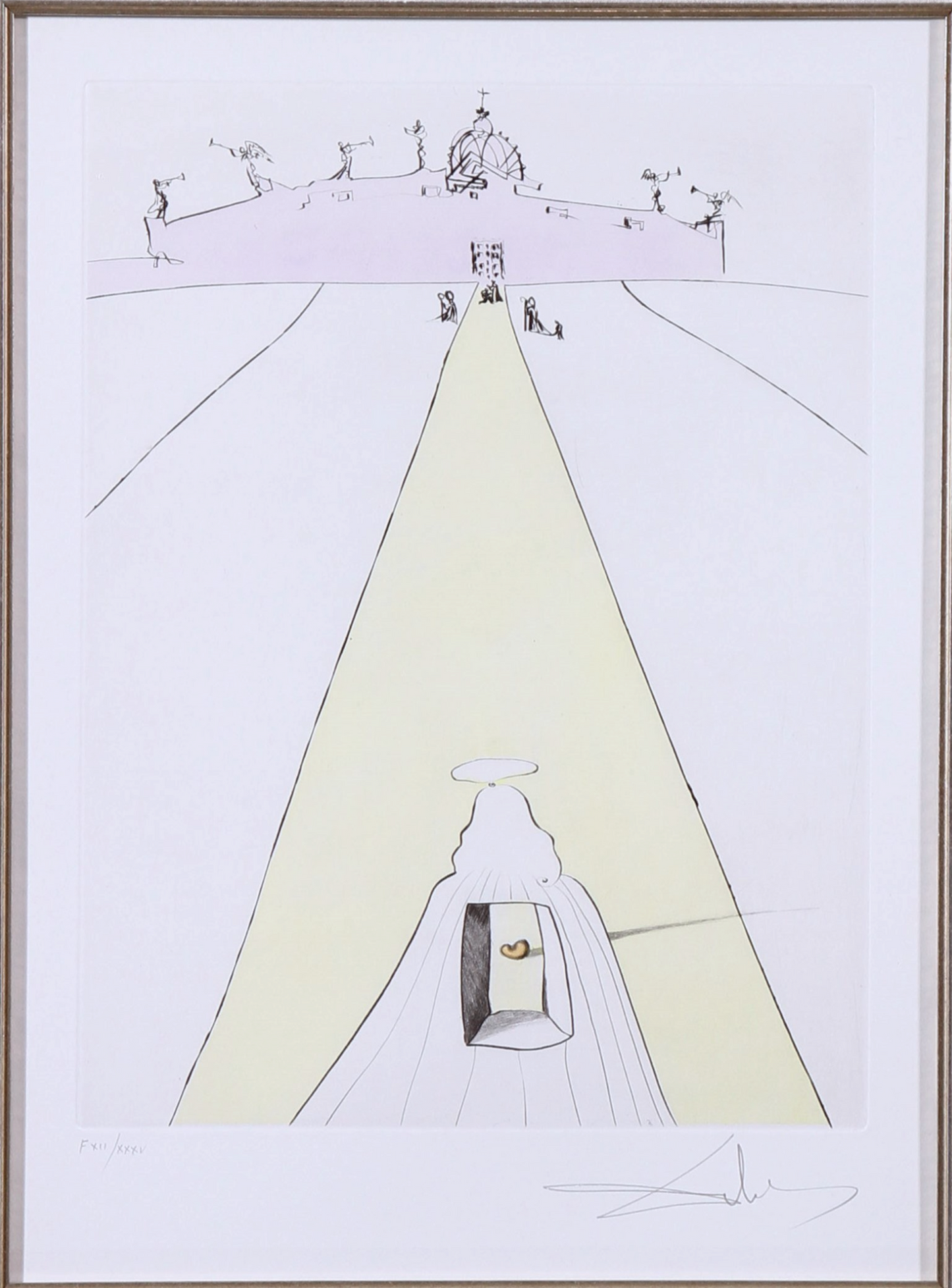 Salvador Dali 'God, Time, Space & The Pope'