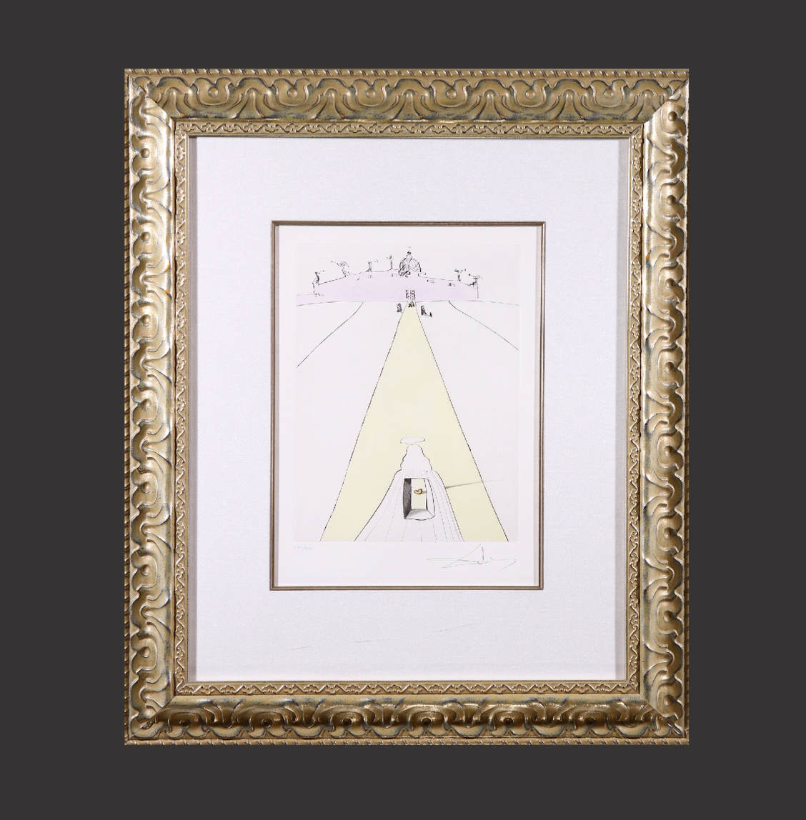 Salvador Dali 'God, Time, Space & The Pope'