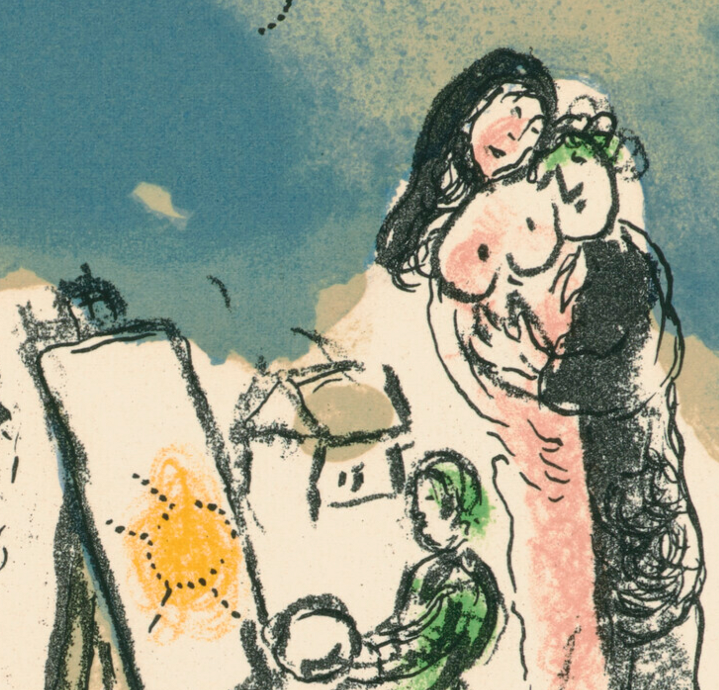 Marc Chagall 'Hommage a Julien Cain'