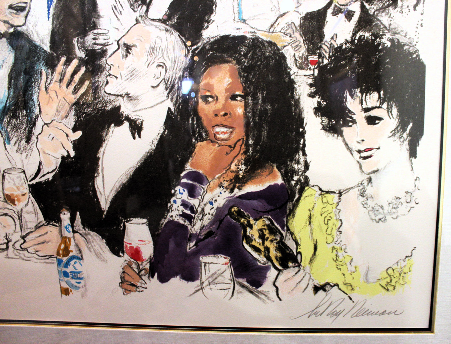 LeRoy Neiman 'Celebrity Night at Spago' - Centaur Art Galleries